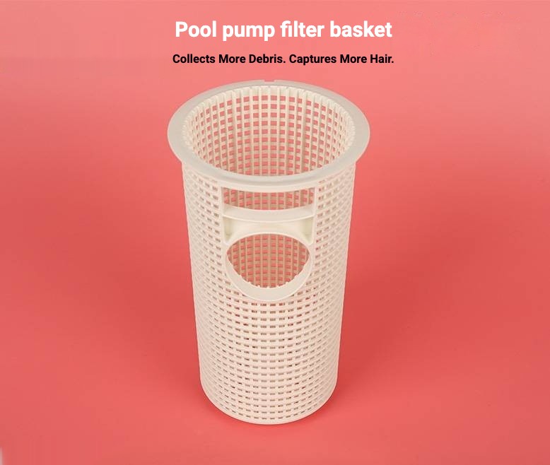 Pool pump filter basket